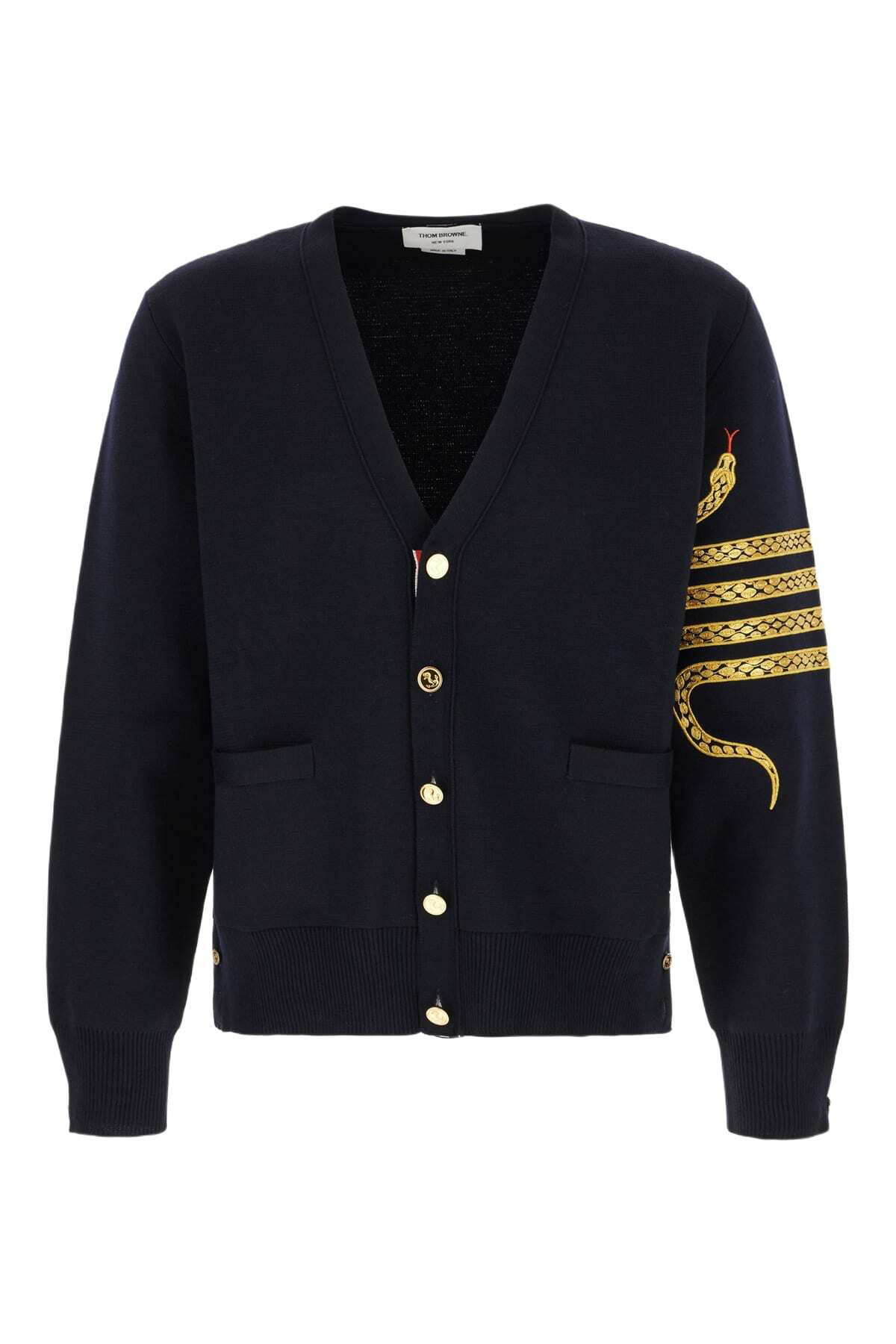 その他 THOM BROWNE Midnight blue cotton sweatshirt Thom Browne Midnight Blue Cotton Sweatshirt Thom Browne