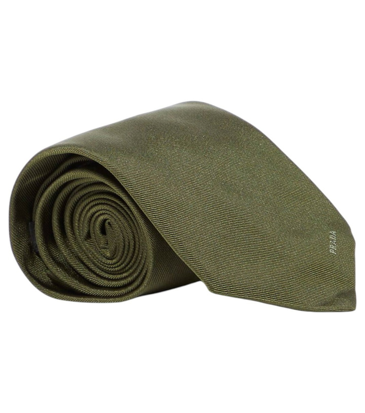 Photo: Prada Logo silk tie