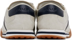 Bally Off-White & Navy Sonney Sneakers