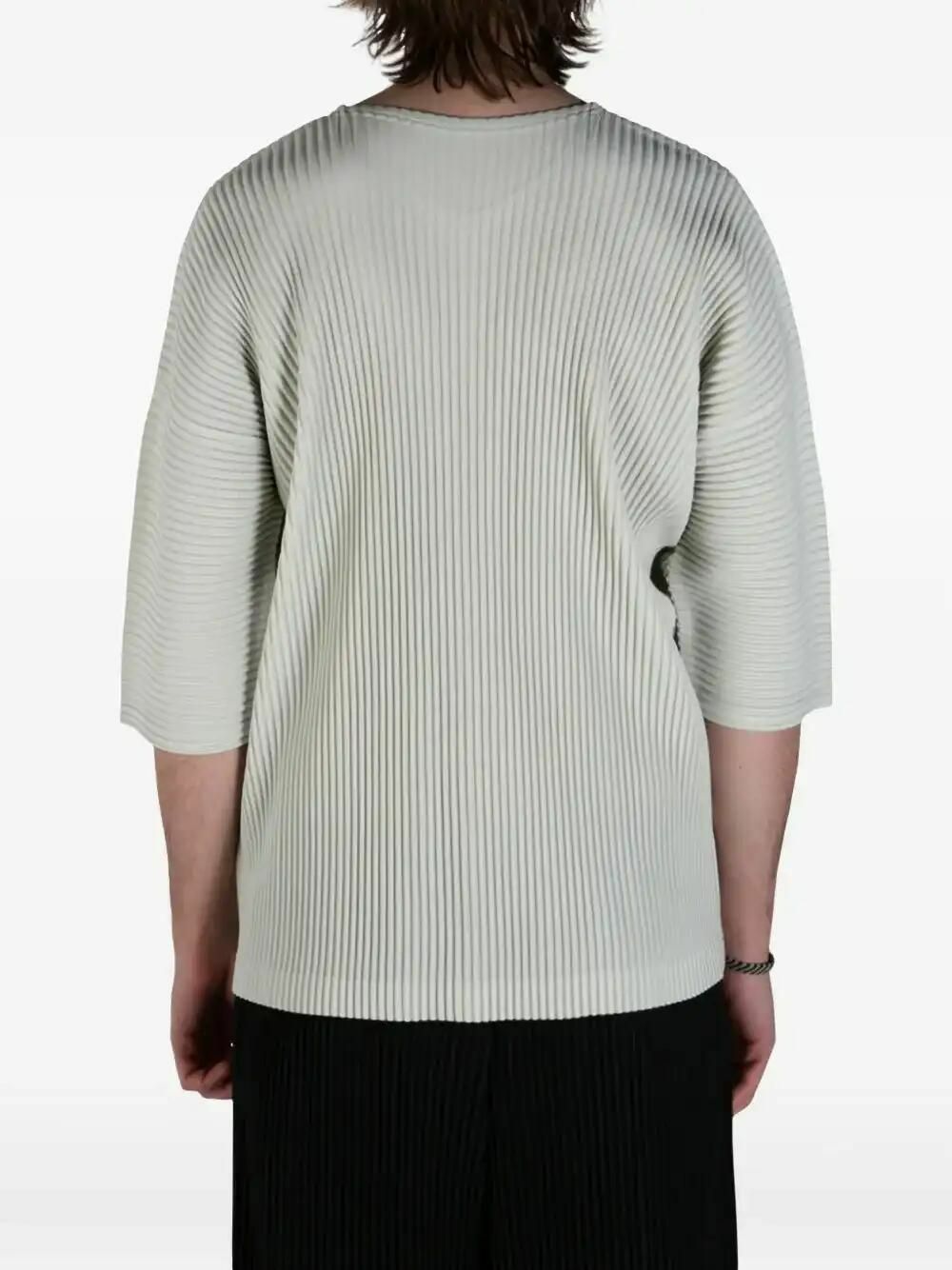Tシャツ・カットソー HOMME PLISSE' ISSEY MIYAKE Pleated T-shirt Gray Homme Plissé Issey Miyake Pleated T-Shirt Homme Plisse Issey