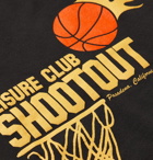Pasadena Leisure Club - Shootout Printed Cotton-Jersey T-Shirt - Black