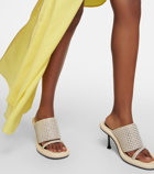 JW Anderson - Bumper Tube embellished leather sandals