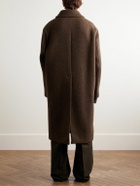 Rick Owens - Bonotto Oversized Melton Wool Coat - Brown