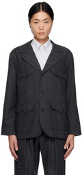 Uniform Bridge Gray Hunting Blazer