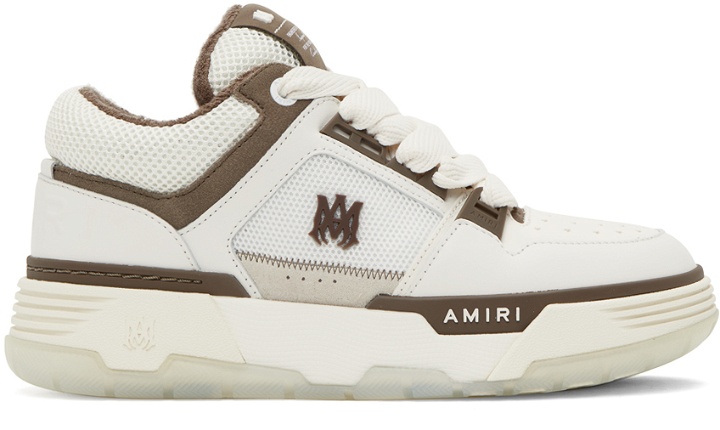 Photo: AMIRI White & Brown MA-1 Sneakers