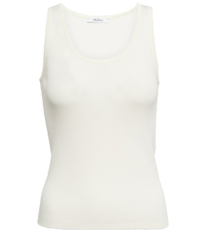 Photo: Max Mara - Show striped cotton tank top