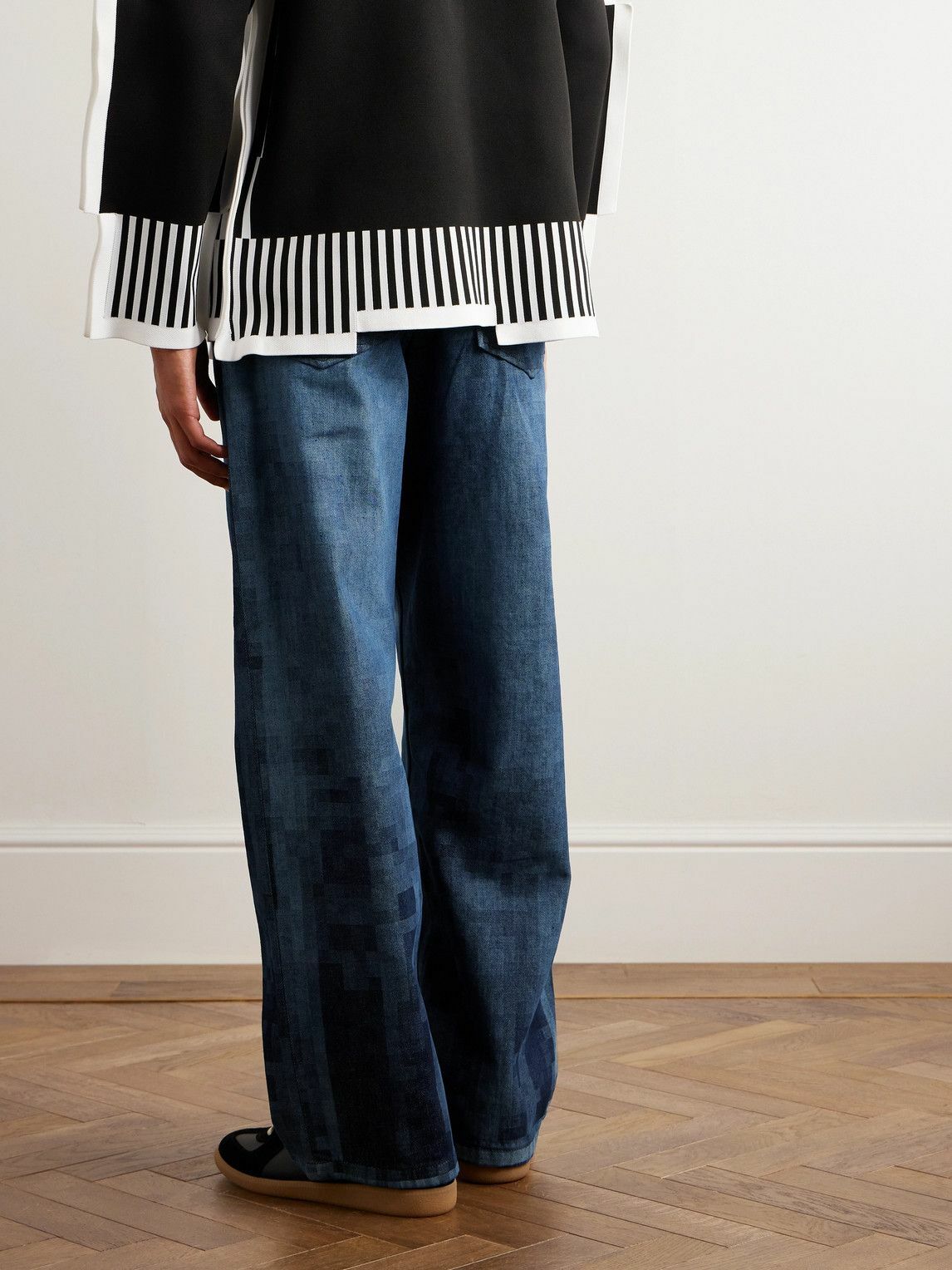 Loewe - Pixelated Straight-Leg Printed Jeans - Blue Loewe