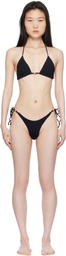 Bond-Eye Black Ingrid Triangle & Vista Brief Bikini
