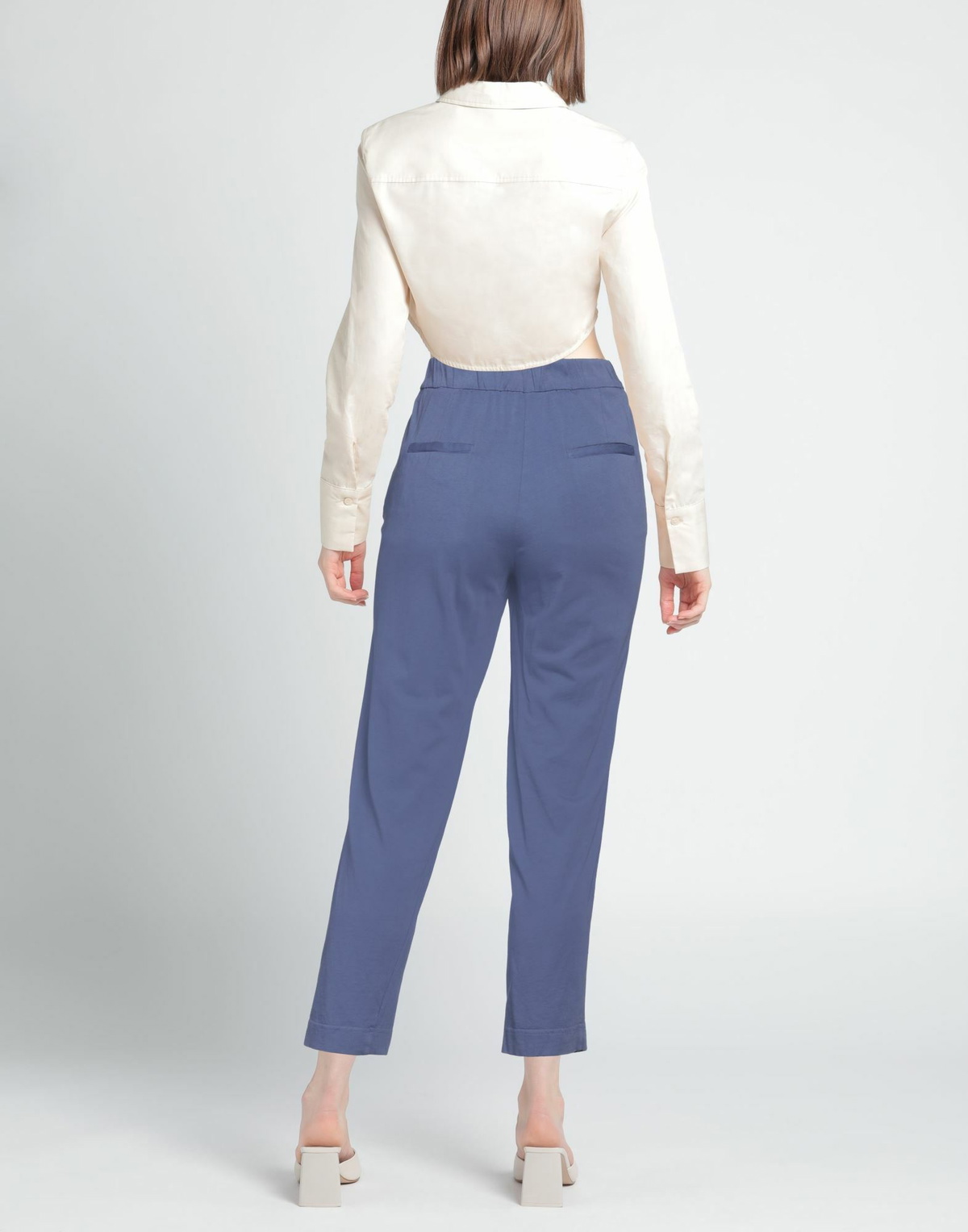 Alessia Santi Womens Pants in Purple