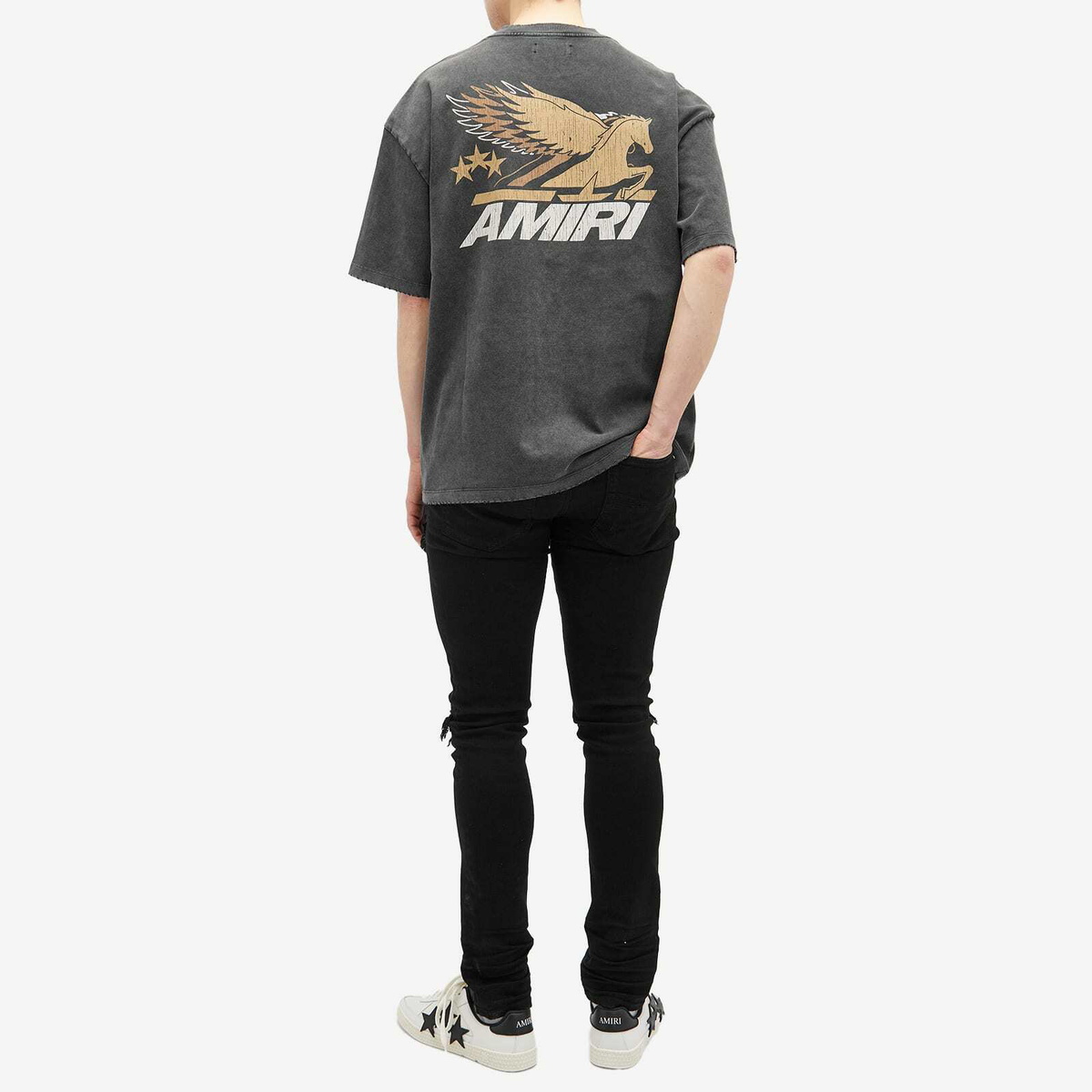AMIRI Men's Vintage Pegasus T-Shirt in Black Amiri