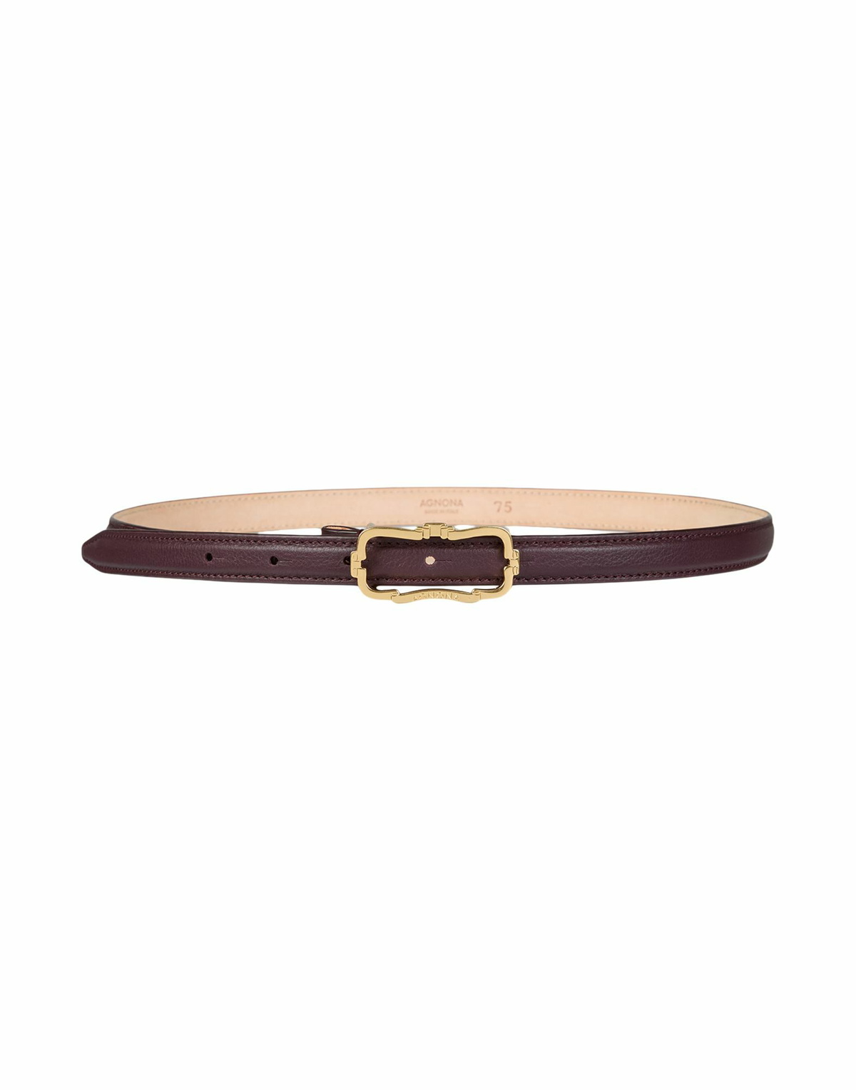 Agnona Womens Belt Plum