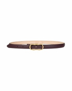 Agnona Womens Belt Plum