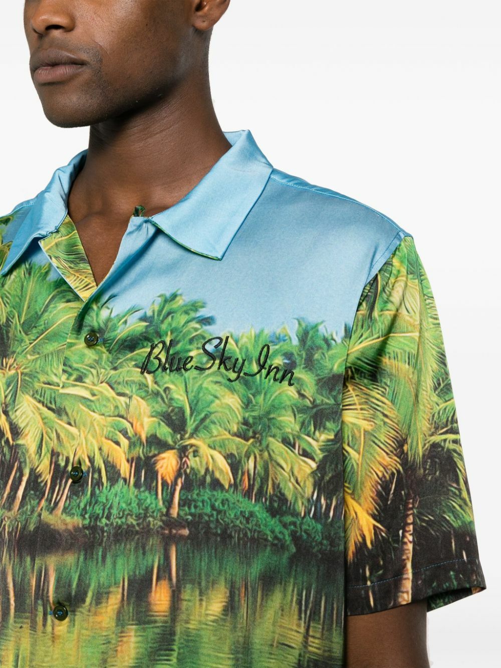 BLUE SKY INN - Printed Viscose Shirt