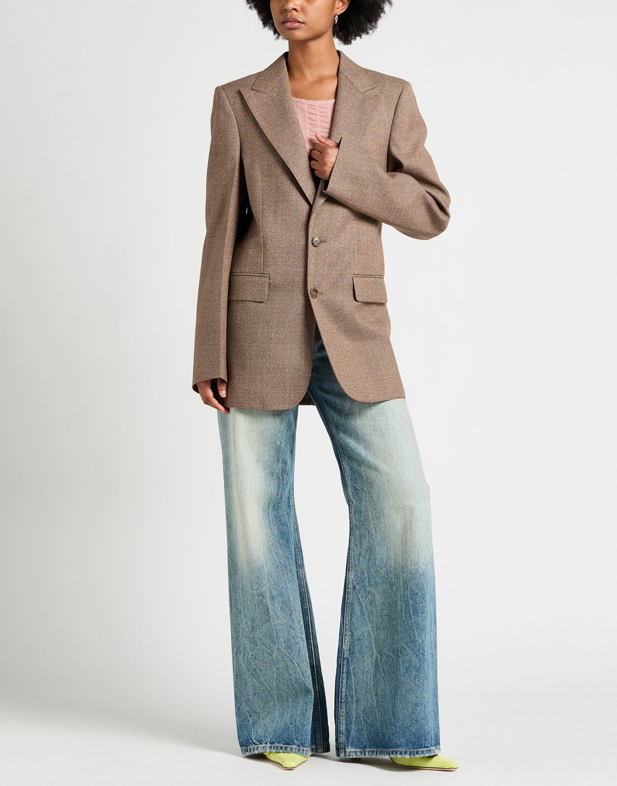 Mm6 Maison Margiela Womens Blazer Light brown
