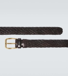 Brunello Cucinelli Braided leather belt