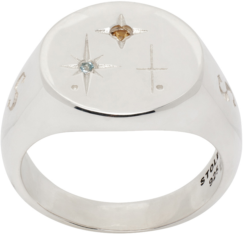 Stolen Girlfriends Club Silver Tri-Star Ring Stolen Girlfriends Club