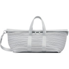 PLEATS PLEASE ISSEY MIYAKE Gray Pleats Boston Bag