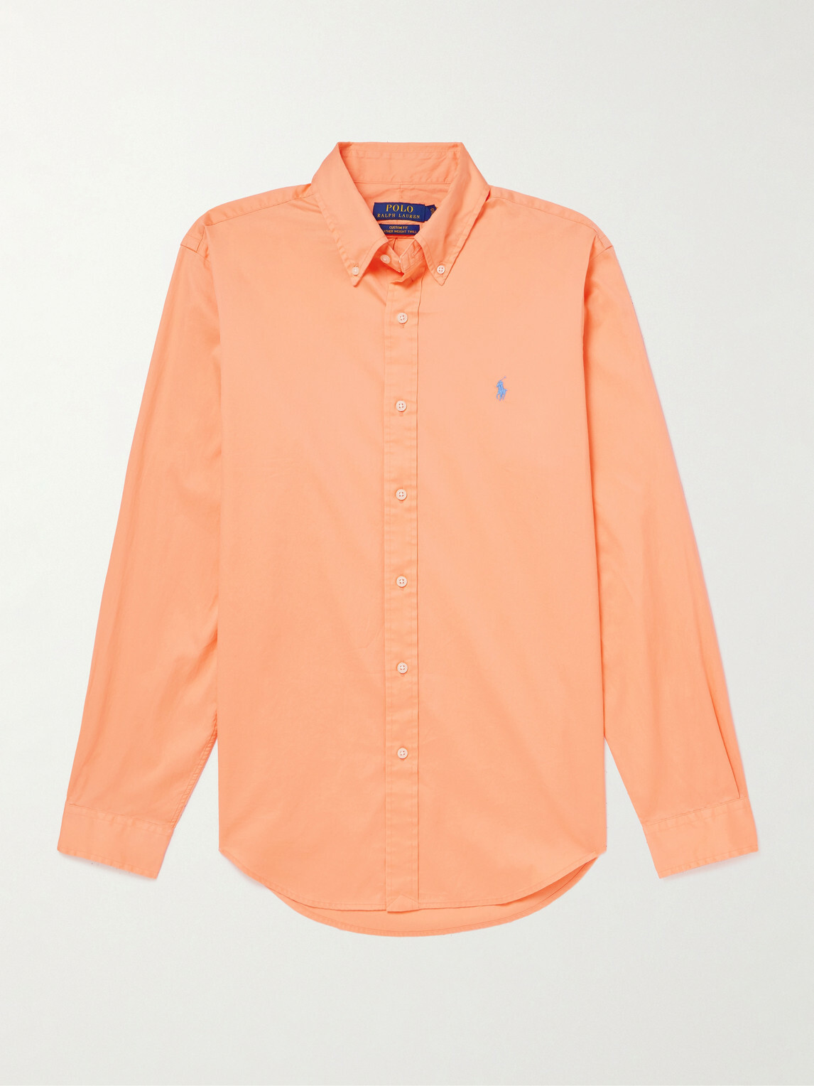 Polo Ralph Lauren - Logo-Embroidered Cotton Shirt - Orange