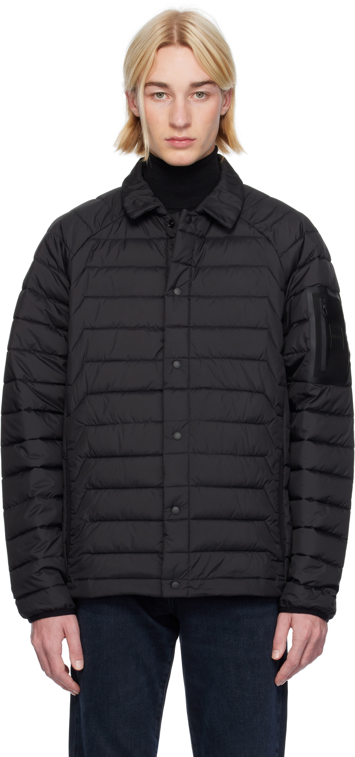 BOSS Black Water-Repellent Jacket