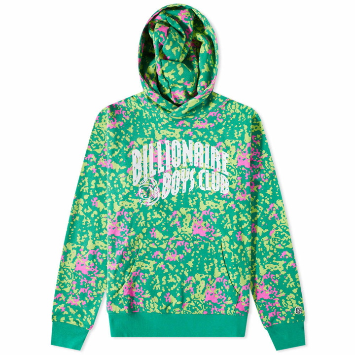 Photo: Billionaire Boys Club Men's Jungle Camo A/O Popover Hoody in Green Ao Print