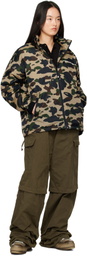 BAPE Khaki 1st Camo Down Jacket