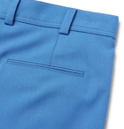 Marni - Wide-Leg Virgin Wool Shorts - Blue