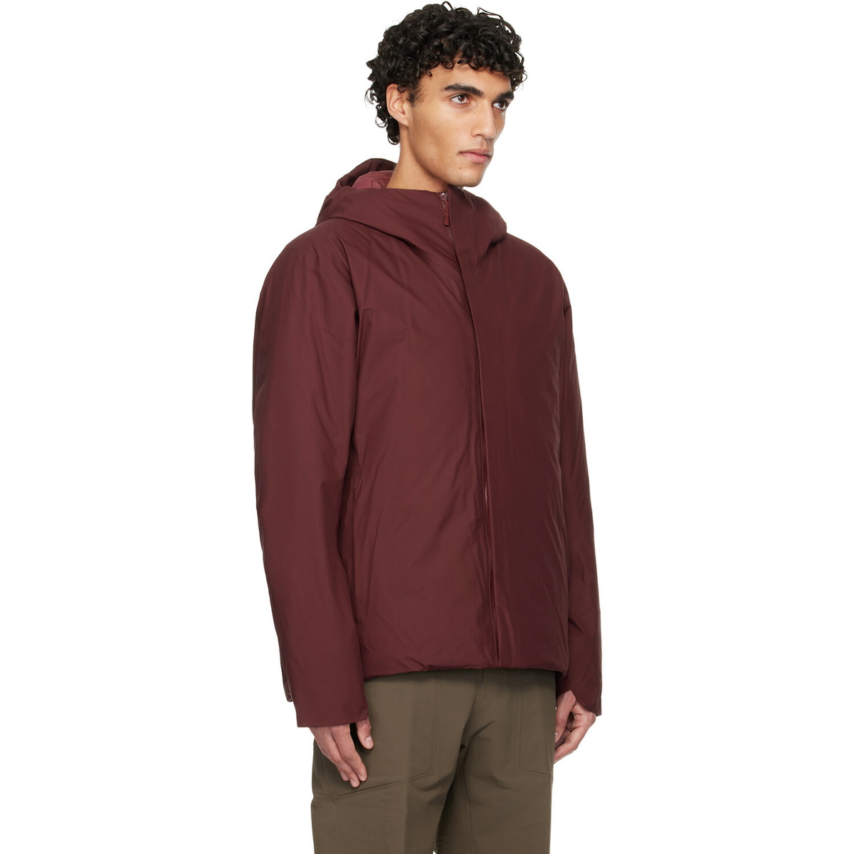 Veilance Burgundy Altus Down Jacket