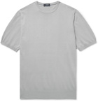 Beams F - Slim-Fit Cotton T-Shirt - Gray