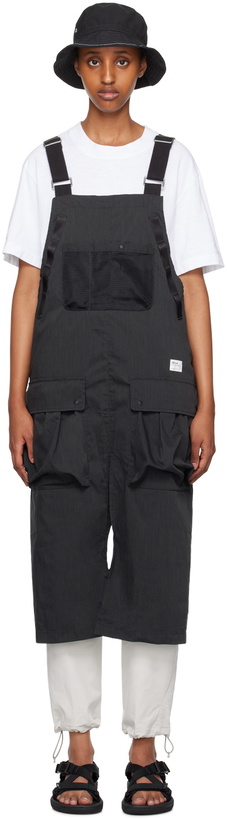 Photo: NANGA Black Takibi Field Apron Overalls