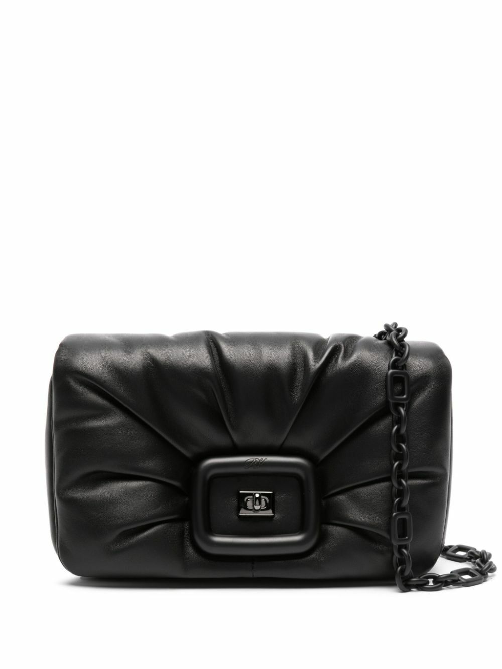 ROGER VIVIER Viv Choc Leather Shoulder Bag Roger Vivier