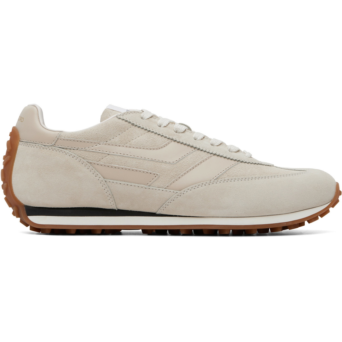 TOM FORD Off-White Suede Mick Sneakers