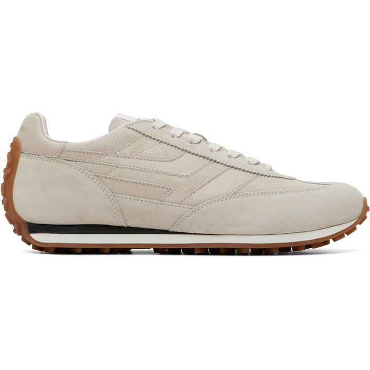 Photo: TOM FORD Off-White Suede Mick Sneakers