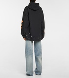 Balenciaga - Metal oversized cotton hoodie