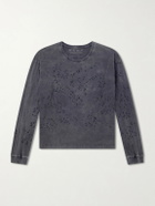 mfpen - Distressed Organic Cotton-Jersey T-Shirt - Gray