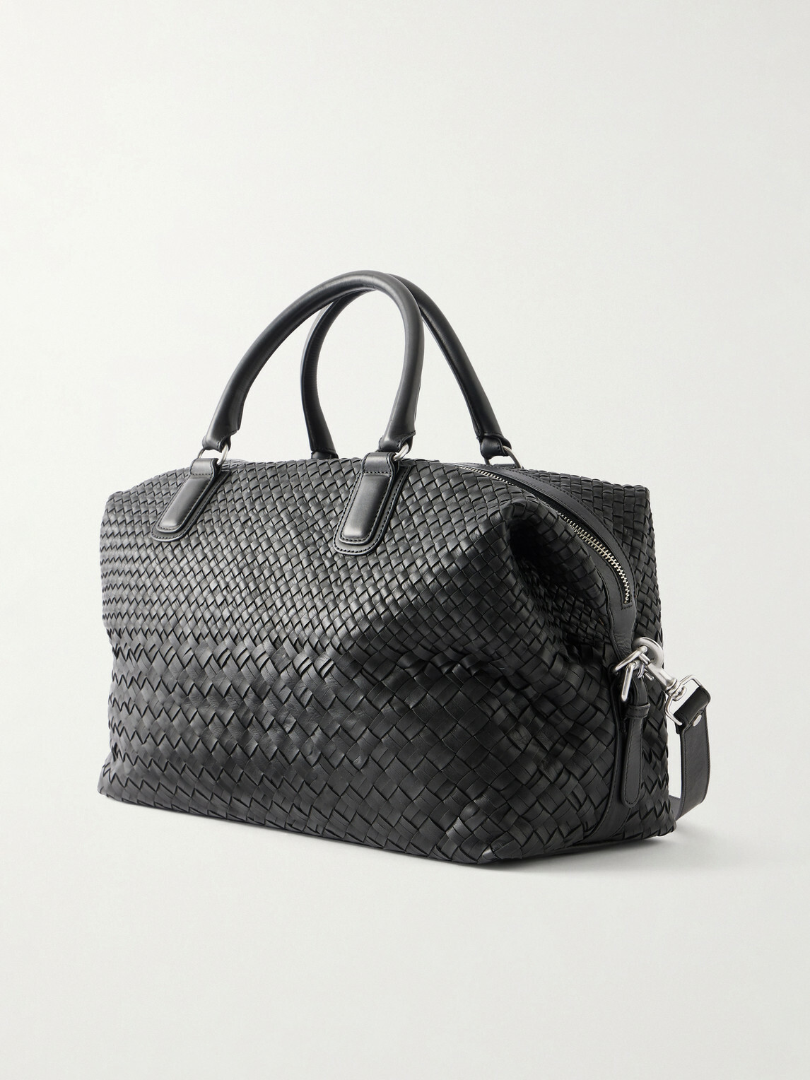 Officine Creative - Woven Leather Weekend Bag