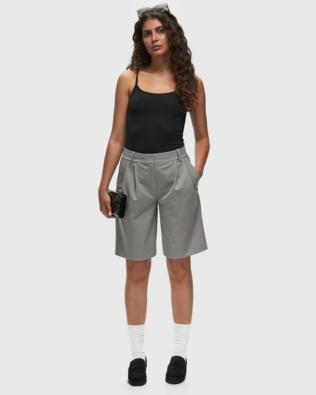 Samsøe & Samsøe Sahaveny Shorts 15128 Grey Casual Shorts