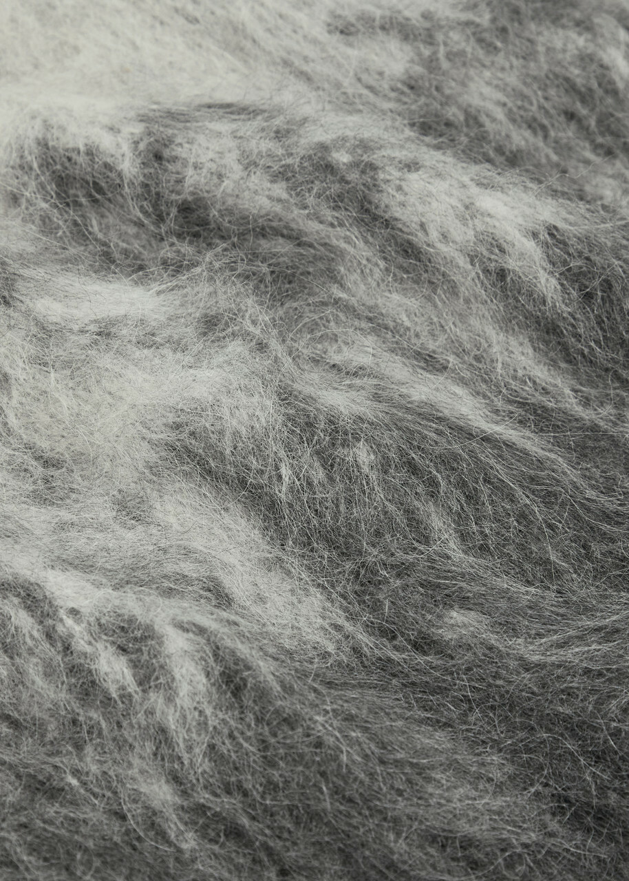 Represent Degradé Brushed Alpaca-blend Jumper Light Grey