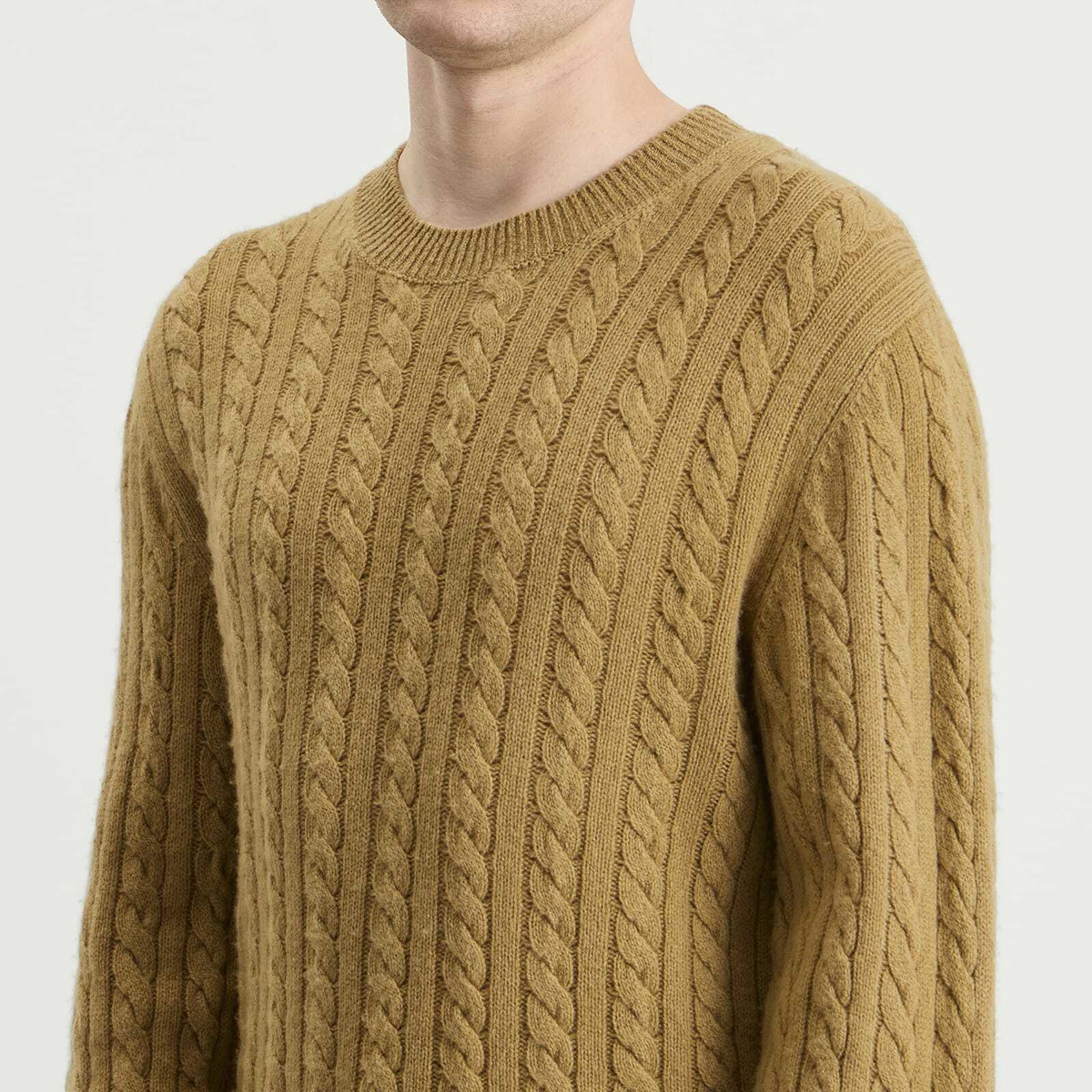 A.P.C. Men's Stendhal Pullover in Tobacco