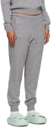 Sporty & Rich Gray Embroidered Sweatpants