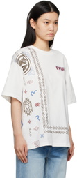 Evisu White Printed T-Shirt