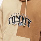 Tommy Jeans Men's Two Tone Popover Hoodie in Beige