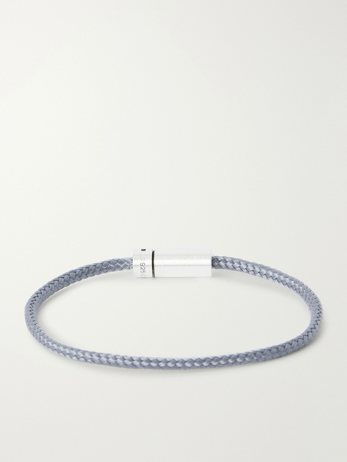 Le Gramme - 5G Sterling Silver Woven Bracelet - Gray