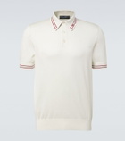 Dolce&Gabbana DG silk polo shirt