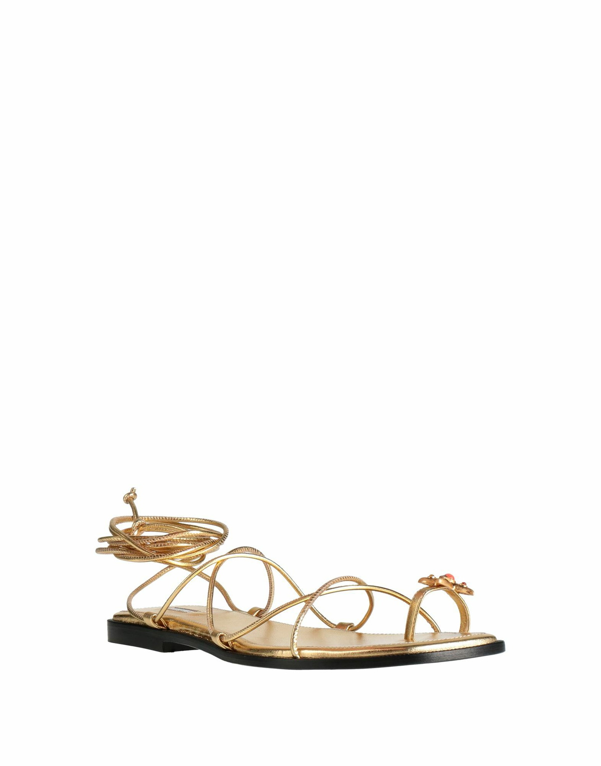 Nodaleto Womens Thong sandal in Gold
