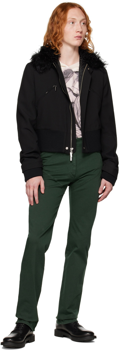 Maximilian Davis Green Telford Jeans