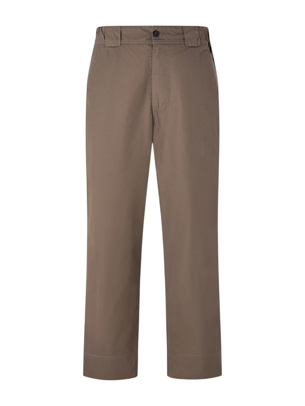 Photo: Margaret Howell - Tapered Cotton-Blend Canvas Trousers - Green