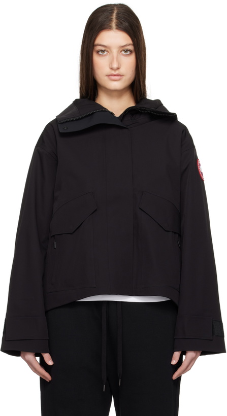 Photo: Canada Goose Black Tofino Rain Jacket