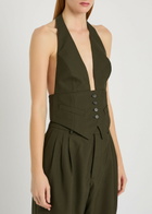 Ronny Kobo Alesis Woven top Green