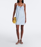 Posse Lila gingham cotton minidress