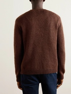 Massimo Alba - Alder Mohair and Silk-Blend Sweater - Brown